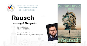 Lesung und Autorengespräch: Rausch