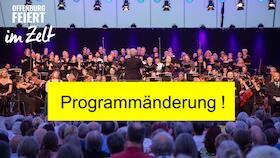 Programmänderung! - Philharmonie am Forum