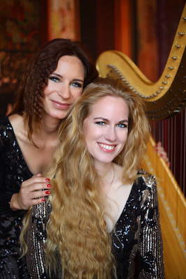 Les Trois Deux - Sarah Bouwers (Gesang) und Jasmin-Isabel Kühne (Harfe)