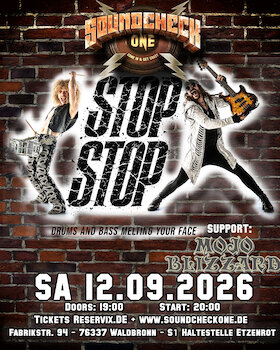 STOP STOP - Drums & Bass Melting Your Face + Support: Mojo Blizzard