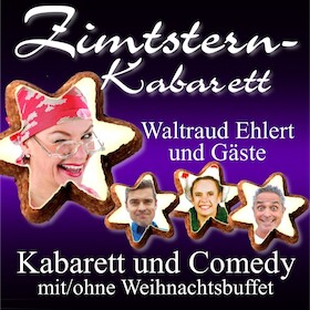 Zimtstern-Kabarett 2026 - Waltraud Ehlert und Gäste: Henning Schmidtke - Roberto Capitoni - Nessi Tausendschön