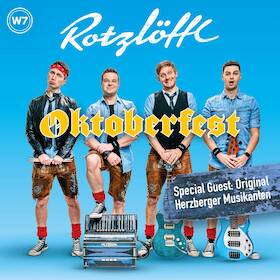 O'zapft is! Warehouse Oktoberfest mit Rotzlöffl - Special Guest: Original Herzberger Musikanten