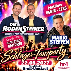 Schlager-Tanzparty mit "Die Rodensteiner" und "Mario Steffen"