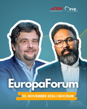 Für den Frieden? Autorenlesung und Gespräch mit Stephan Anpalagan und Dennis Radtke MdEP