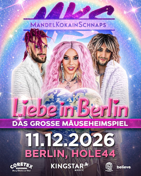 MandelKokainSchnaps - Liebe in Berlin - Das große Mäuseheimspiel 2026