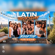 Latin Afterwork Rooftop - until midnight - 400m2 Rooftop mit dem besten Blick übe