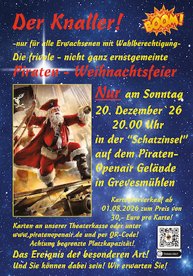 Piraten-Märchenweihnacht nur für Erwachsene - Piraten-Märchenweihnacht nur für Erwachsene!