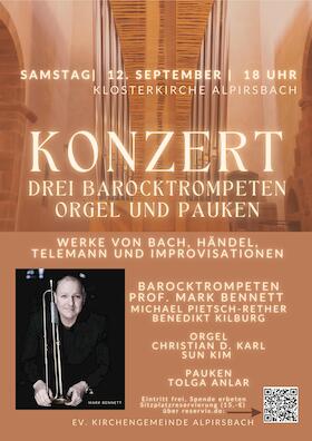 Königlicher Glanz - Konzert für drei Barocktrompeten, Orgeln und Pauken