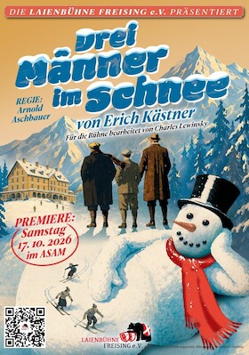 DREI MÄNNER IM SCHNEE - von Erich Kästner