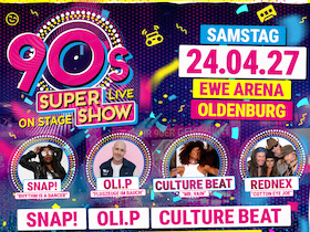 90s Super Show - CELEBRATION - Die 10 Jahre Jubiläumstour 2026/27
