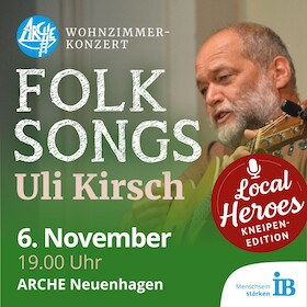 Wohnzimmerkonzert - Uli Kirsch "Folksongs"