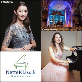 Anna Erofeeva und Mengfei Gu am Flügel - im Rahmen der NetteKlassik Konzerte 2025/2026