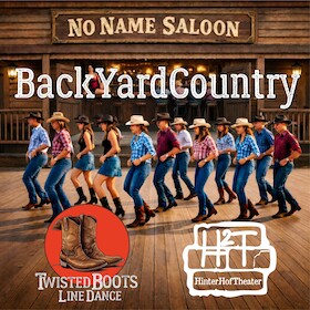 Backyard Country am No Name Saloon - Line Dance & Western Event
