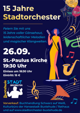 Jubiläumskonzert 15 Jahre Stadtorchester Buxtehude