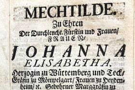 Symposium "Stuttgart 1701"