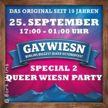 GAYWIESN - QUEER WIESN PARTY