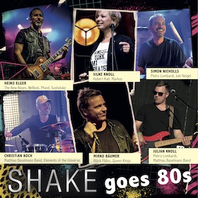Einfach tanzen und feiern mit 80er Musik Live am Sonntag Mittag! - Shake Music in einer besonderen 80er Formation