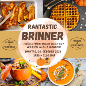 Rantastic Brinner – Breakfast meets Dinner- Pumkin & Pancakes – Brinner im Oktober