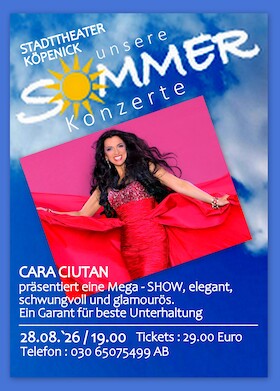 Sommerkonzert mit Cara Ciutan - Schlager - Konzert