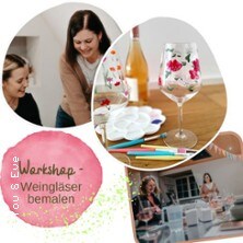 Workshop Weingläser bemalen