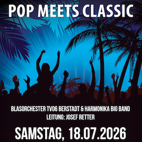Pop meets Classic - Blasorchester Berstadt - Open Air beim Sommer am See