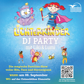 Lichterkinder DJ Party mit Liki & Lumi - Open-Air Konzert