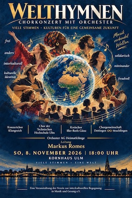 WELT HYMNEN - für Chor und Orchester