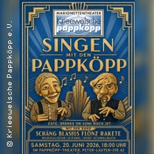 Singen mit den Pappköpp | Schäng Blasius Flönz Rakete und die Pappköpp