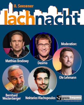 8. Seesener Lachnacht - Ole Lehmann, Matthias Brodowy, Desimo, Bernhard Westenberger und Nektarios Vlachopoulos