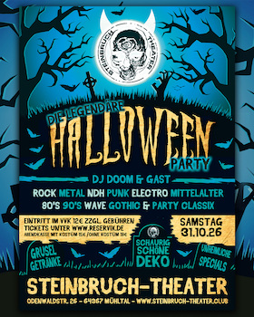 Die legendäre Halloween Party 2026
