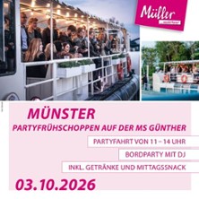 Partyfrühschoppen auf der MS Günther