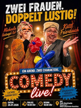 Comedy live - Zwei Frauen. Doppelt lustig!