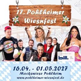 17. Pohlheimer Wiesnfest - 3. Wiesnhitnacht mit Isi Glück, Blechblos’n & DJ Daniel Fischer