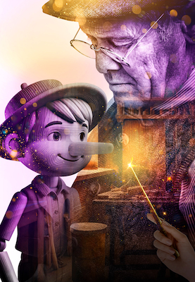 pinocchio - kinderstück zur winterzeit von christian berg mit der musik von konstantin wecker