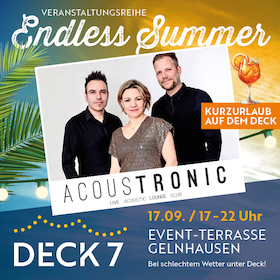 Acoustronic meets Summertime auf dem Deck 7