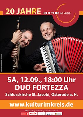 Kultur im Kreis Göttingen - Duo Fortezza - Saxophon und Akkordeon