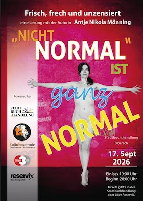Antje Nikola Mönning - „Nicht normal ist ganz normal“ - Eine Lesung über Vielfalt, Identität und den Mut, sich selbst treu zu bleiben