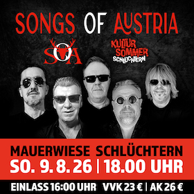 SONGS OF AUSTRIA - Hommage an die österreichischen Austropop Legenden