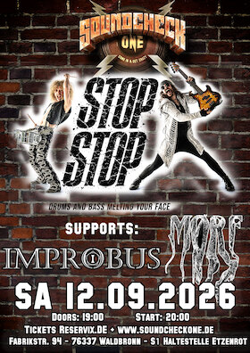 STOP STOP - Drums & Bass Melting Your Face + Support: MØRF & Improbus