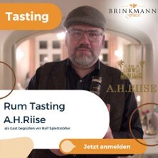 A.H.Riise rum tasting mit Ralf Splettstößer