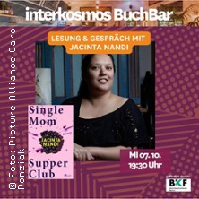 interkosmos BuchBar mit Jacinta Nandi - Single Mom Supper Club