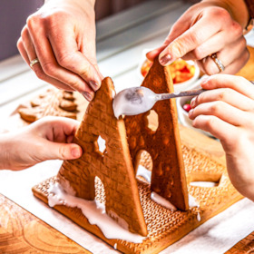 Lebkuchenhaus verzieren - Kreativspaß für Kids (6-12 Jahre)