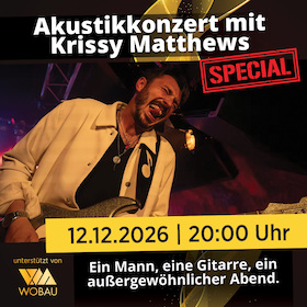 Akustikkonzert mit Krissy Matthews