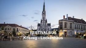 Festivalbus Köszeg Abfahrt beim Hotel Irrotkö (am Hauptplatz, Fö tér 4) - Lockenhaus Mo., 13.7.26