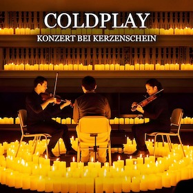 Coldplay Musik bei Kerzenschein